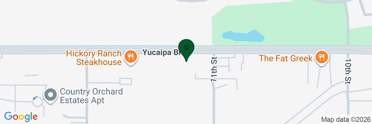 Map showing facility locations