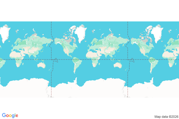 Map showing facility locations