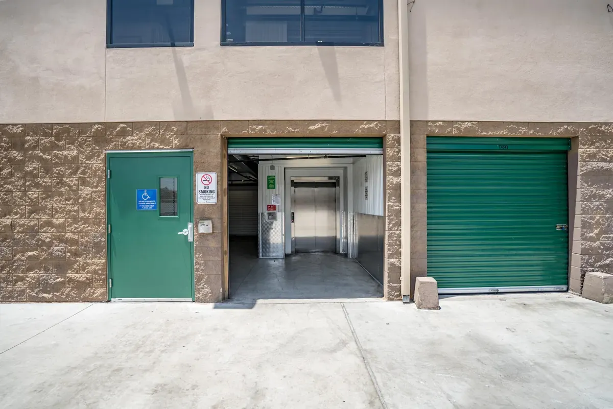 Exterior of U-Stor-It self storage facility.